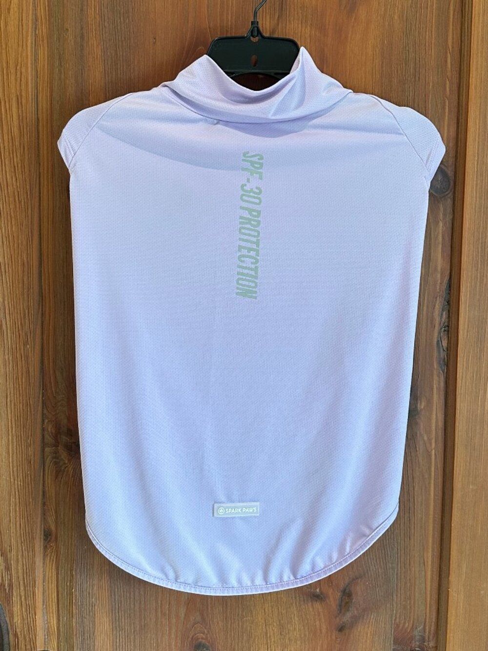SPARK PAWS SPF-30 SLEEVELESS DOG SHIRT - Lilac - Size 4XL
